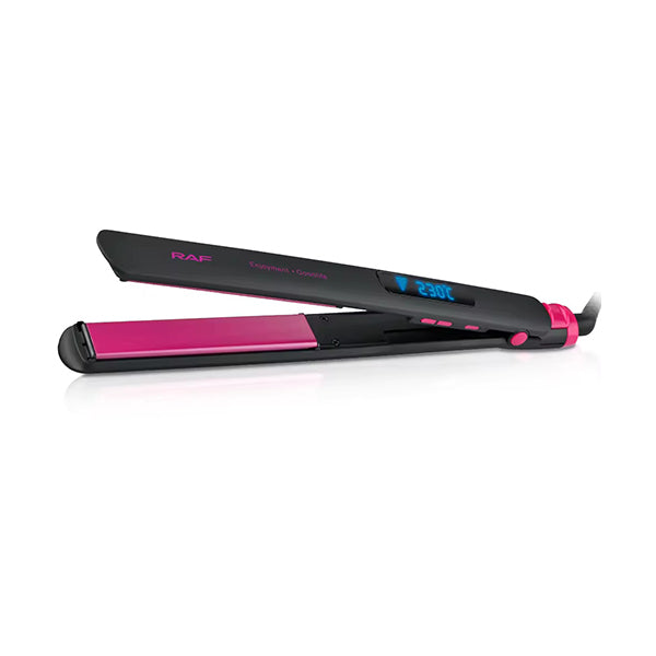 RAF Personal Care Black Pink / Brand New RAF Hair Straightener R-4003P