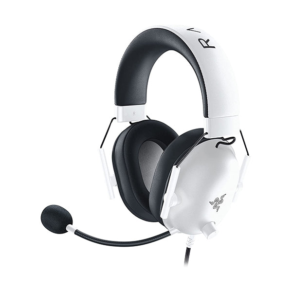 Razer Audio White / Brand New / 1 Year Razer BlackShark V2 X Gaming Headset: 7.1 Surround Sound - 50mm Drivers - Memory Foam Cushion - for PC, PS4, PS5, Switch, Xbox One, Xbox Series X|S, Mobile - 3.5mm Audio Jack