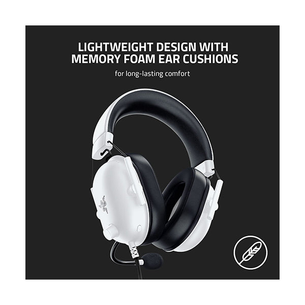 Razer BlackShark V2 X Gaming Headset: 7.1 Surround Sound - 50mm Drivers -  Memory Foam Cushion - for PC, Mac, PS4, PS5, Switch, Xbox One, Xbox Series X