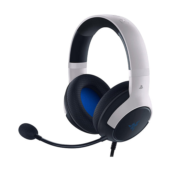 Razer Audio White / Brand New / 1 Year Razer Kaira X Wired Gaming Headset for PlayStation 5 / PS5, PS4, PC, Mac, Mobile: 50mm Drivers - HyperClear Cardioid Mic - Memory Foam Cushions - On-Headset Controls - RZ04-03970700-R3G1