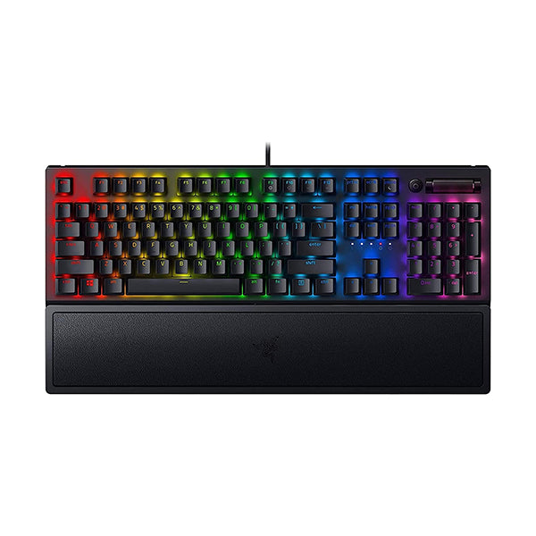 Razer Electronics Accessories Classic Black / Brand New / 1 Year Razer BlackWidow V3 Mechanical Gaming Keyboard: Green Mechanical Switches - Tactile & Clicky - Chroma RGB Lighting - Compact Form Factor - Programmable Macro Functionality - RZ03-03540100-R3M1