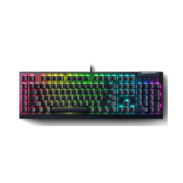 Razer Electronics Accessories Black / Brand New / 1 Year Razer, BlackWidow V4 X, Mechanical Gaming Keyboard Green Switches Tactile and Clicky - RZ03-04700100-R3M1