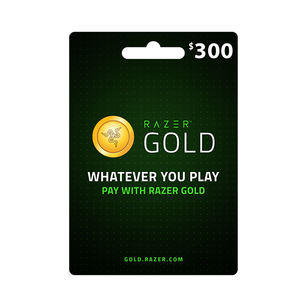 Razer Gold Digital Currency Razer Gold Global USD 300