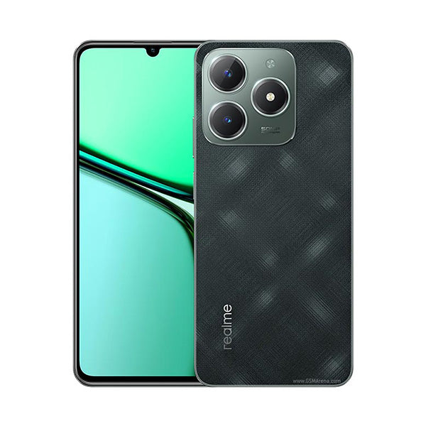 Realme Communications Dark Green / Brand New / 1 Year Realme C61 18GB/128GB (6GB+12GB Extended RAM)  + 120 Days Screen Replacement Warranty