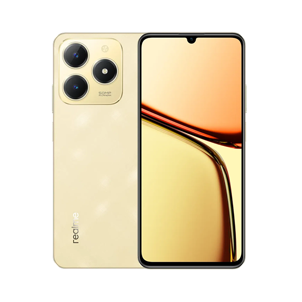 Realme Communications Sparkle Gold / Brand New / 1 Year Realme C61 18GB/128GB (6GB+12GB Extended RAM)  + 120 Days Screen Replacement Warranty