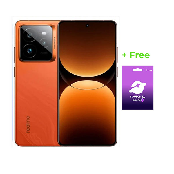 Realme Communications Mars Orange / Brand New / 1 Year Realme GT7 Pro 24GB/512GB (12GB Extended RAM) + Free Soulchill 840 + 84 Free Crystals Voucher + 120 Days Screen Replacement Warranty
