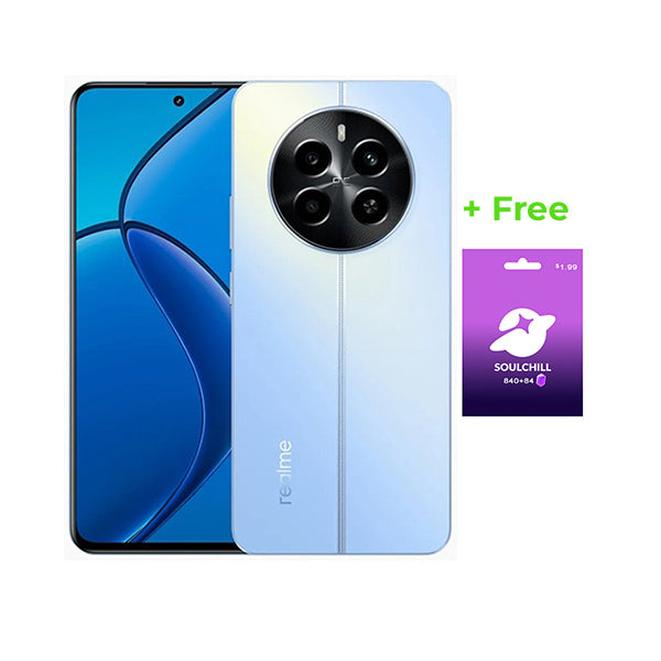 Realme Communications Blue / Brand New / 1 Year Realme R12 4G 16GB/512GB (8GB Extended RAM) + Free Soulchill 840 + 84 Free Crystals Voucher + 120 Days Screen Replacement Warranty
