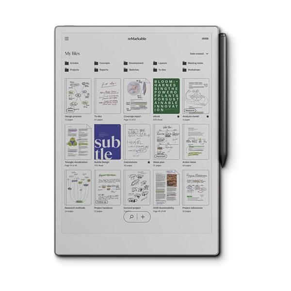 reMarkable Electronics Accessories Brand New / 1 Year reMarkable Paper Pro | The Ultimate Paper Tablet with 11.8’’ Color Display and Reading Light, Includes Marker Plus Pen