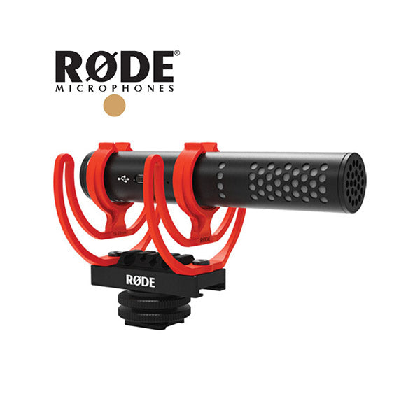 Rode Audio Black / Brand New Rode, VideoMic GO II Ultracompact Analog/USB Camera-Mount Shotgun Microphone