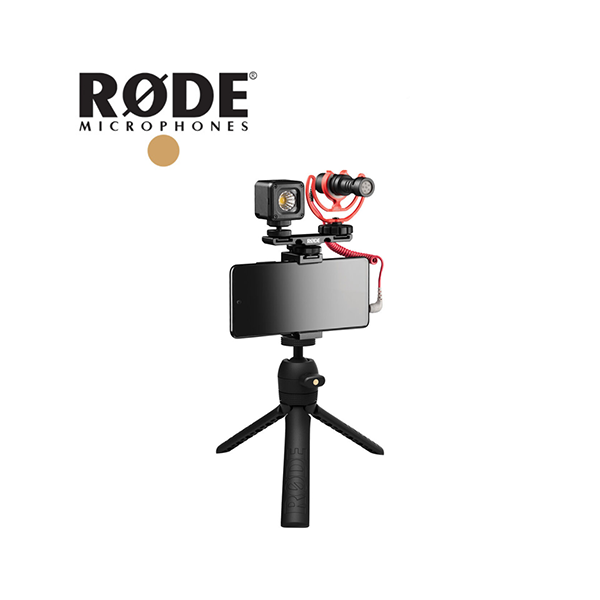 Rode Audio Black / Brand New Rode, Vlogger Kit Universal Filmmaking Kit for Smartphones with 3.5mm Ports