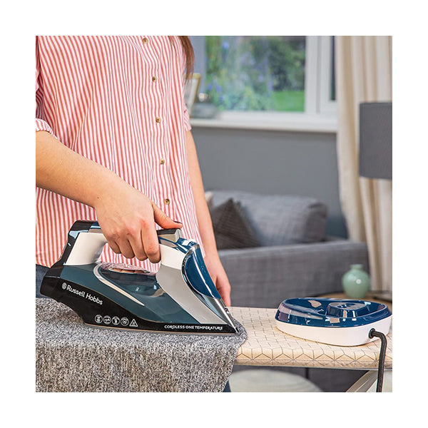 Russell hobbs cordless online one temperature iron