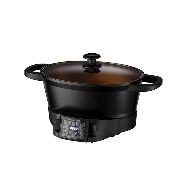 Russell Hobbs Kitchen & Dining Black / Brand New / 1 Year Russell Hobbs, 28270‐56 Good-to-Go Multicooker – 8 Versatile Functions including Slow Cooker, Sous Vide, Rice and Food Steamer 750 Watt