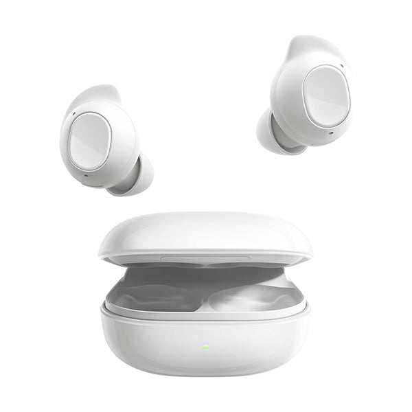 Samsung Audio White / Brand New Samsung Galaxy Buds FE, Comfort and Secure Fit, Wing-Tip Design, ANC Support, Ecosystem Connectivity, True Wireless Bluetooth Earbuds, Powerful 1-Way Speaker, US Version, SM-R400NZAAXAR