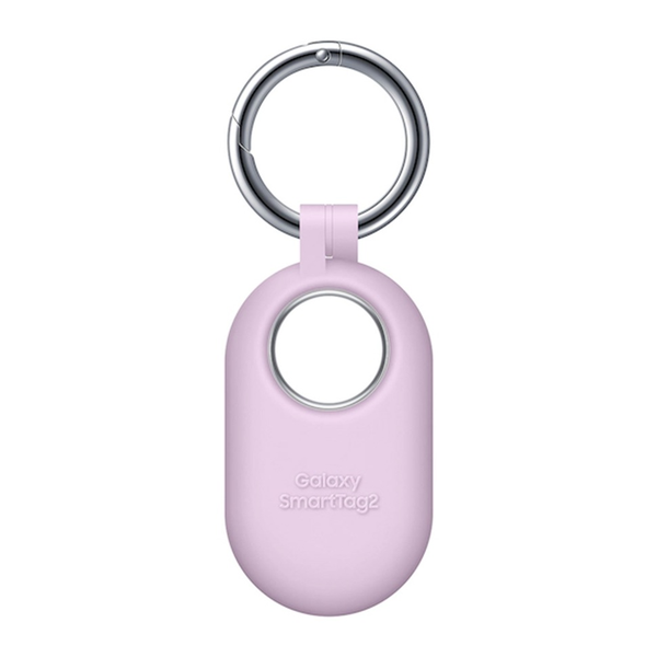 Samsung Communications Lavender / Brand New SAMSUNG Galaxy SmartTag2 Case, GPS Tracker Holder, Tracking Device Protective Cover with Key Ring, Non-Slip Pattern on Side, Bumper Protection on Bottom, Available in Different Colors