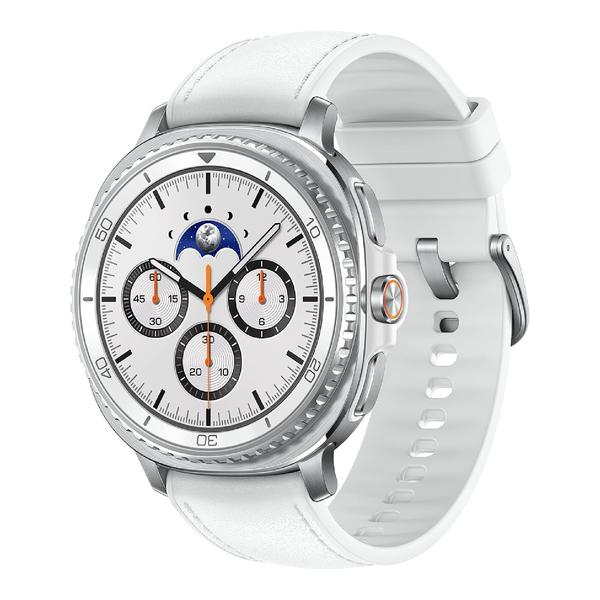 Samsung Jewelry White / Brand New / 1 Year Samsung Galaxy Watch8 Classic 46mm 2025, Bluetooth Smartwatch, Cushion Design, Rotating Bezel, Quick Button, Sleep Coaching, Running Coach, Energy Score