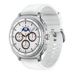 Samsung Jewelry White / Brand New / 1 Year Samsung Galaxy Watch8 Classic 46mm 2025, Bluetooth Smartwatch, Cushion Design, Rotating Bezel, Quick Button, Sleep Coaching, Running Coach, Energy Score