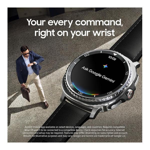 Samsung Jewelry Samsung Galaxy Watch8 Classic 46mm 2025, Bluetooth Smartwatch, Cushion Design, Rotating Bezel, Quick Button, Sleep Coaching, Running Coach, Energy Score