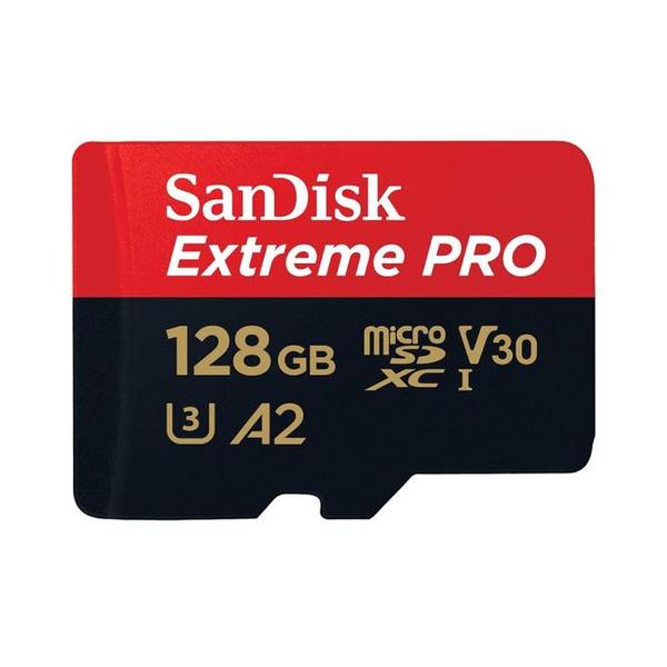SanDisk Electronics Accessories Brand New SanDisk 128GB Extreme PRO 200MB/s microSD UHS-I Card | SDSQXCD-128G-GN6MA