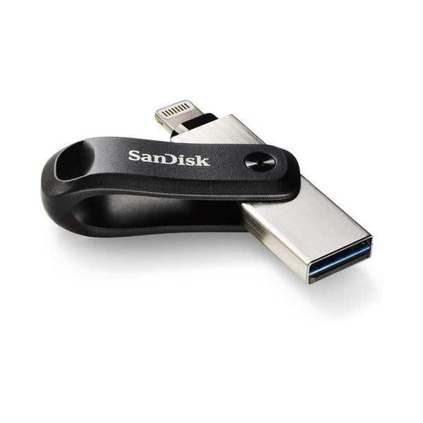 SanDisk Electronics Accessories Brand New / 1 Year SanDisk 256GB iXpand Flash Drive Go – USB3.0 + Lightning - For iPhone and iPad - Create space on your iPhone - SDIX60N-256G-GN6NE