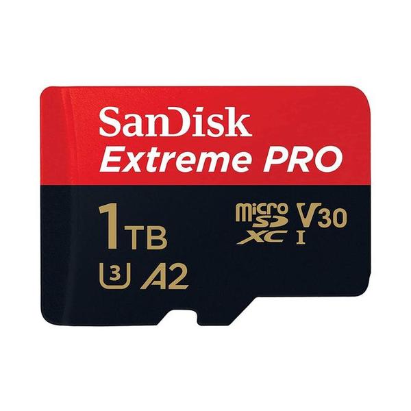 SanDisk Electronics Accessories Brand New SanDisk Extreme Pro 1TB Micro SD Memory Card, for 4K Video on Smartphones, Action Cams & Drones 200MB/s Read, 140MB/s Write - SDSQXCD-1T00-GN6MA
