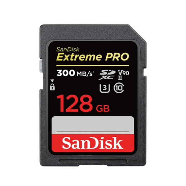SanDisk Electronics Accessories Brand New SanDisk Extreme PRO SDXC UHS-II 128GB 300MB/s