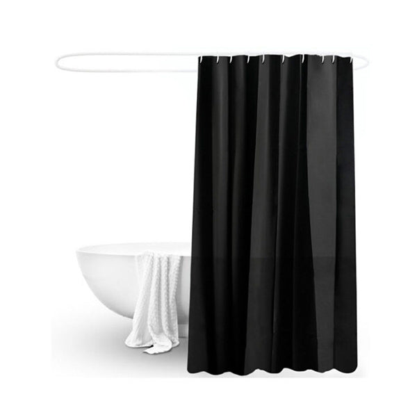 Sanitary Bathroom Accessories Black / Brand New Sanitary, Bathroom Curtain 180×180 cm - 95176