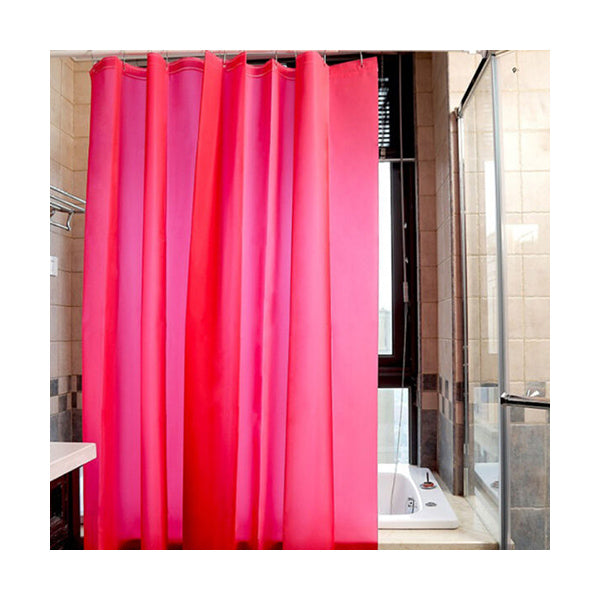 Sanitary Bathroom Accessories Red / Brand New Sanitary, Bathroom Curtain 180×180 cm - 95176