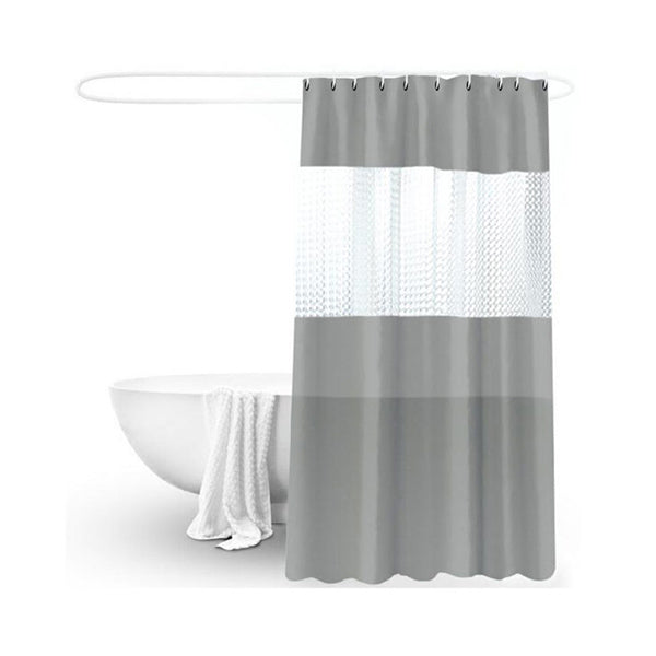 Sanitary Bathroom Accessories Grey / Brand New Sanitary, Bathroom Curtain 180×200 cm - 94347