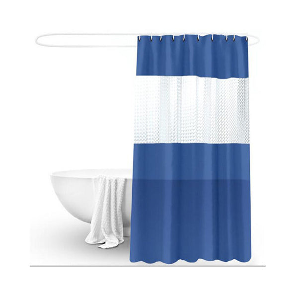 Sanitary Bathroom Accessories Navy / Brand New Sanitary, Bathroom Curtain 180×200 cm - 94347