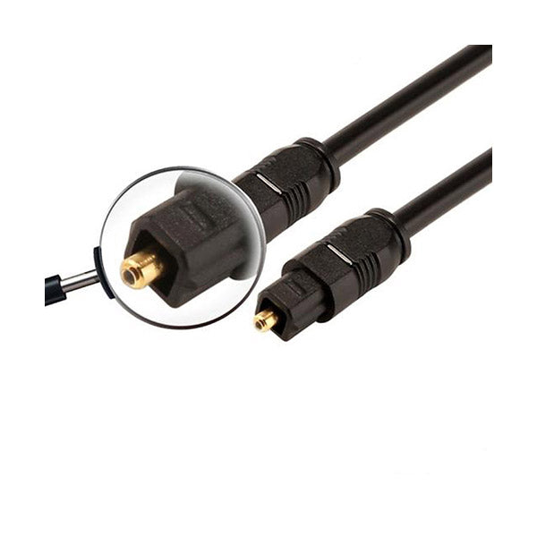 Sanyo Electronics Accessories Black / Brand New Sanyo CB10C Optical Fiber Cable-Plug Audio Cable 3m