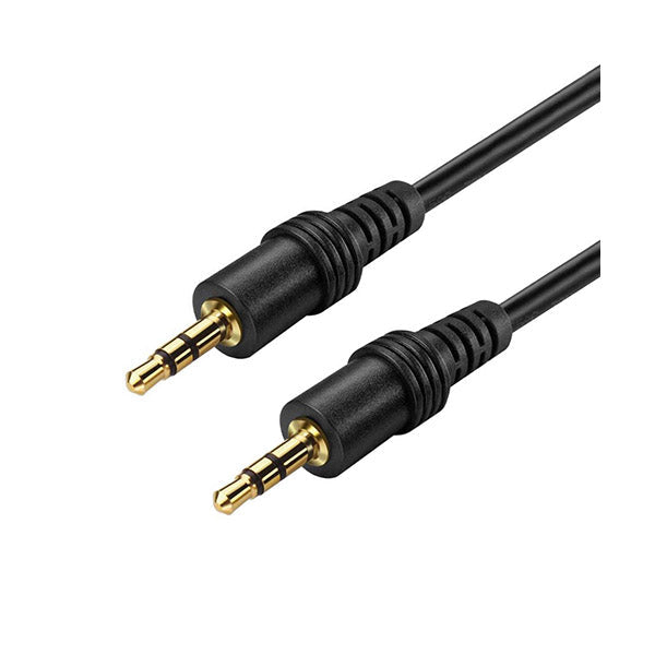 Sanyo Electronics Accessories Black / Brand New Sanyo CB7 Audio Cable 3.5mm Plug To 3.5mm Plug 1.5m