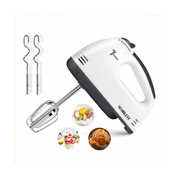 Scarlett Kitchen & Dining White / Brand New Scarlett, Super Hand Mixer model HE-133