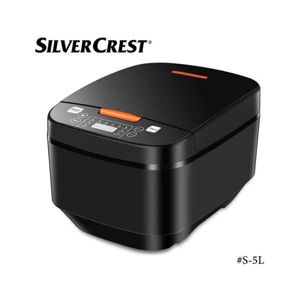 Silvercrest Kitchen & Dining Black / Brand New SilverCrest S-5L, Electric Smart Rice Cooker
