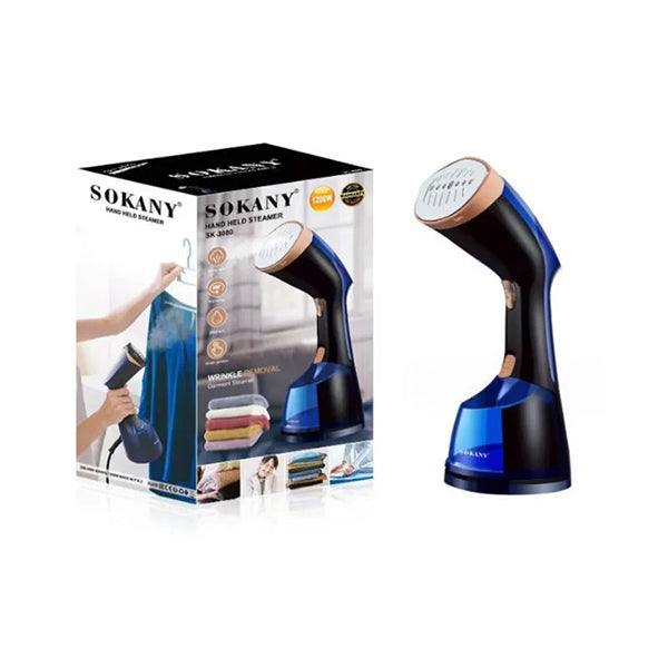 Sokany Household Appliances Dark Blue / Brand New Sokany, Handheld Garment Steamer 1200W 250mL - SK-3080