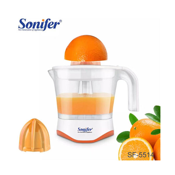 Sonifer Kitchen & Dining White / Brand New Sonifer SF-5514, Hand Press Electric Juicer 1L 25W -  98843