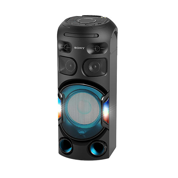 Sony Audio Black / Brand New Sony, MHC-V42D High Power Party Speaker, One Box Music System with Multi Colour Lighting Effects