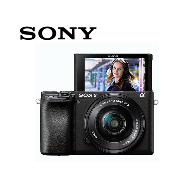 Sony Cameras Black / Brand New / 1 Year Sony a6400 Mirrorless Camera with 16-50mm Lens