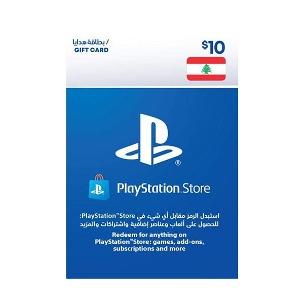 Sony Playstation Wallet Top-up Wallet Top-up Lebanon PlayStation Gift Card - 10 USD