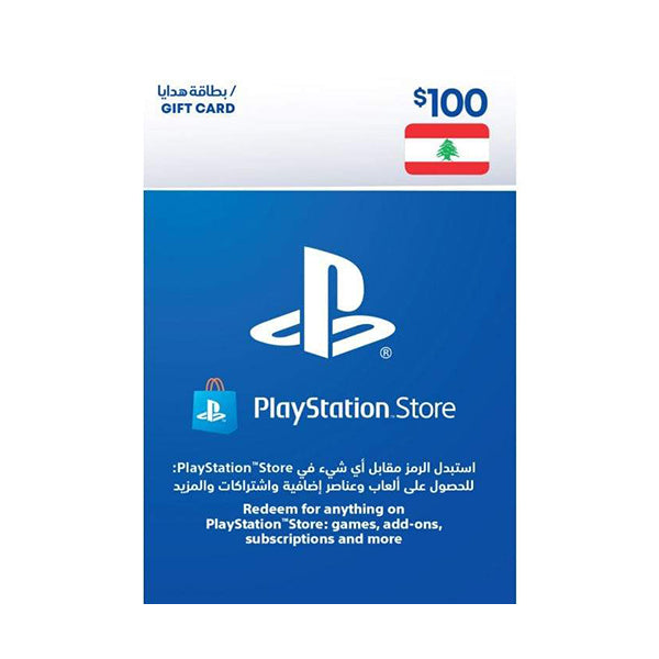 Sony Playstation Wallet Top-up Wallet Top-up Lebanon PlayStation Gift Card - 100 USD