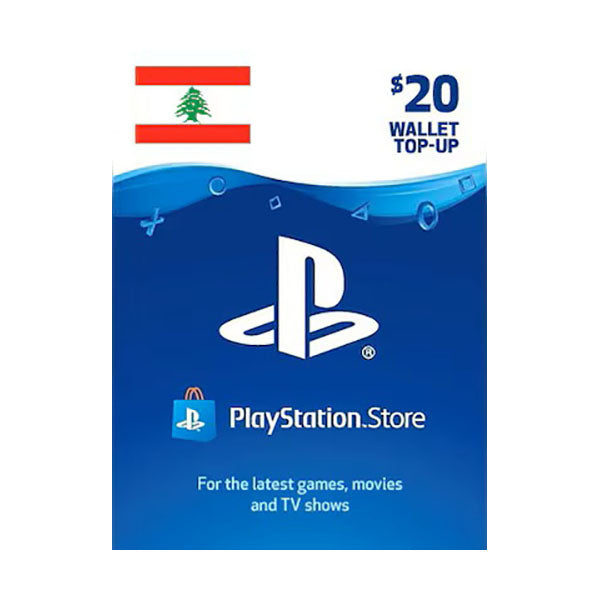 Sony Playstation Wallet Top-up Wallet Top-up Lebanon PlayStation Gift Card - 20 USD