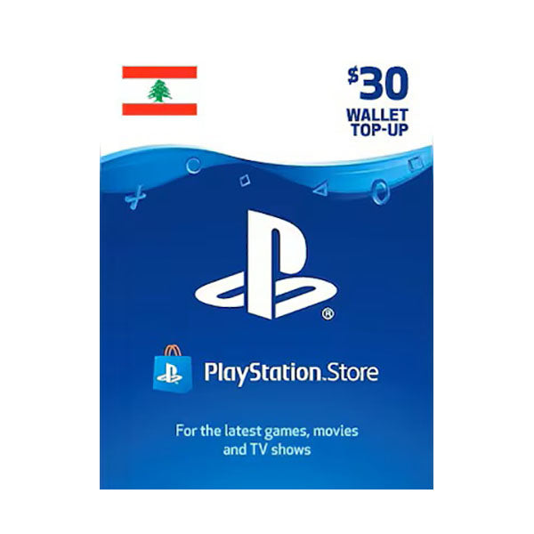 Sony Playstation Wallet Top-up Wallet Top-up Lebanon PlayStation Gift Card - 30 USD