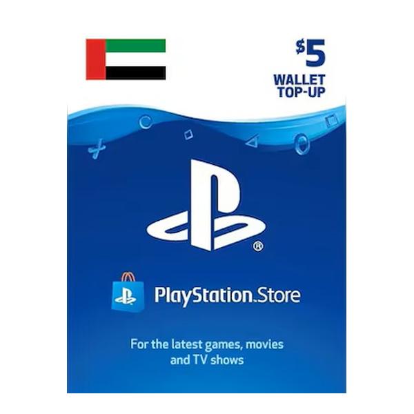 Sony Playstation Wallet Top-up Wallet Top-up UAE PlayStation Gift Card - 5 USD