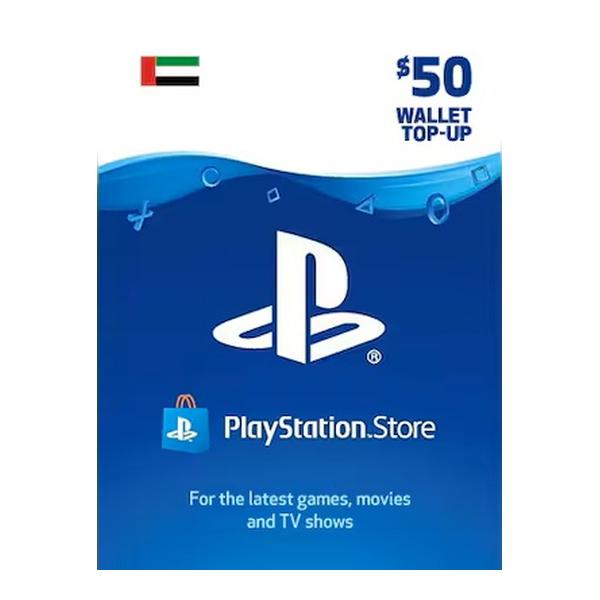 Sony Playstation Wallet Top-up Wallet Top-up UAE PlayStation Gift Card - 50 USD