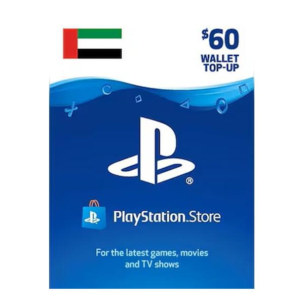 Sony Playstation Wallet Top-up Wallet Top-up UAE PlayStation Gift Card - 60 USD