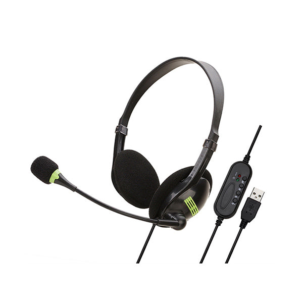 Soyto Audio Black / Brand New Soyto Headset with Microphone USB Interface Headset Jack - SY440MV