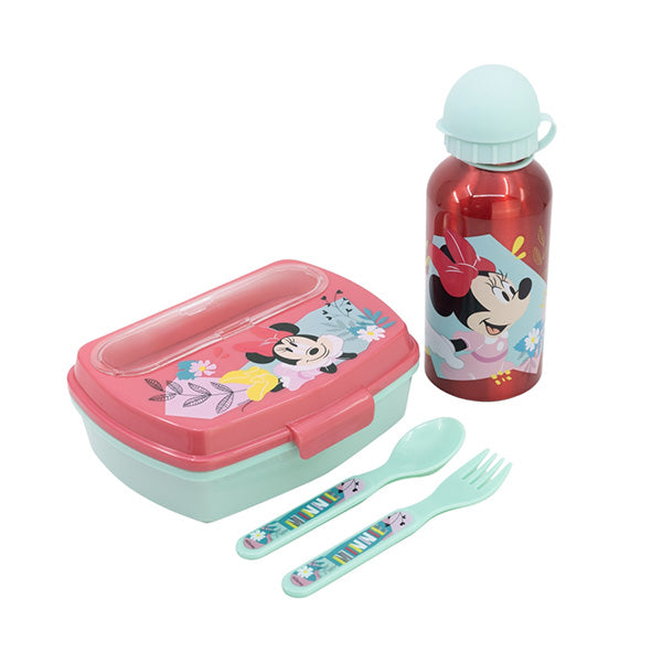 Stor Kitchen & Dining Light Green / Brand New Disney Stor 4 Pcs Urban Bts Set In Gift Box Minnie Mouse Being More Minnie - 74463