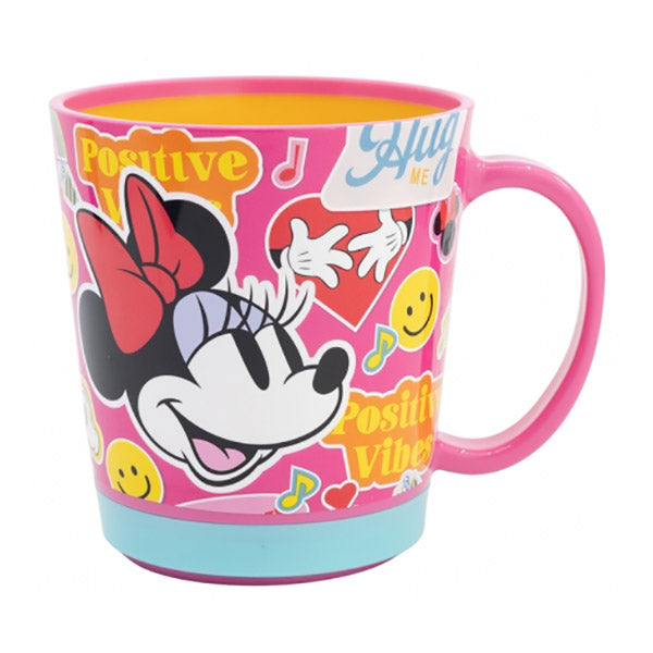 Stor Kitchen & Dining Pink / Brand New Disney Stor Drop Safe PP Mug 410ml Minnie Mouse Flower Power - 74467