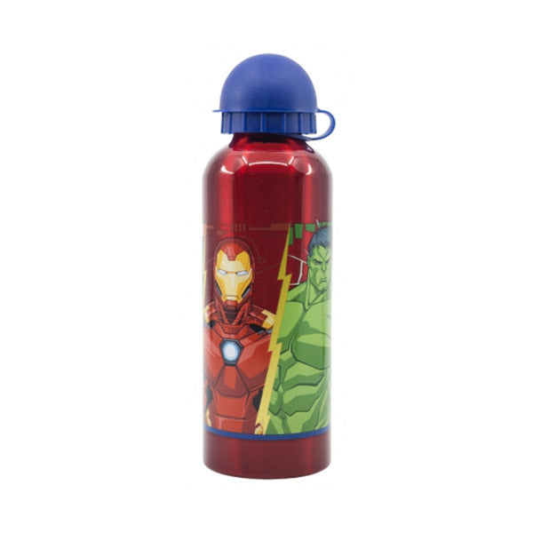 Stor Kitchen & Dining Red / Brand New Disney Stor High Aluminium Bottle 530ml Avengers Invincible Force - 74160