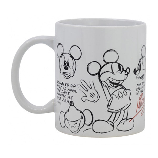 Stor Kitchen & Dining White / Brand New Disney Stor Young Adult Ceramic Mug 11 Oz In Gift Box Mickey Mouse Vintage - 75578
