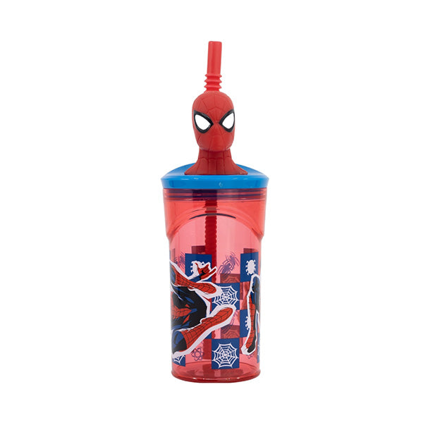 Stor Kitchen & Dining Red / Brand New Stor 3D Figurine Tumbler 360ml Spiderman Arachnid Grid - 74766